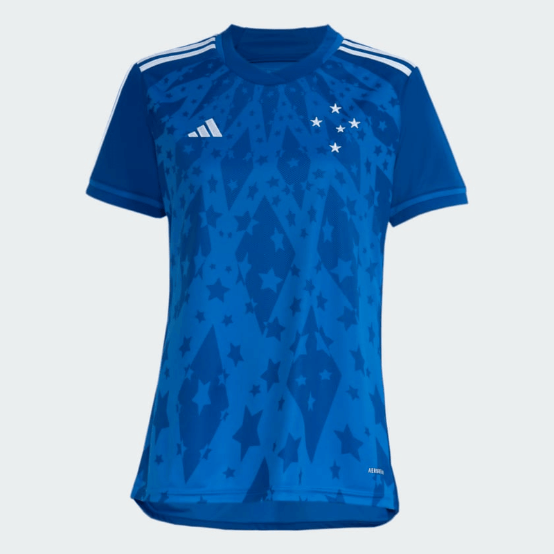 CAMISA FEMININA CRUZEIRO HOME PRINCIPAL 2024/25 AZUL