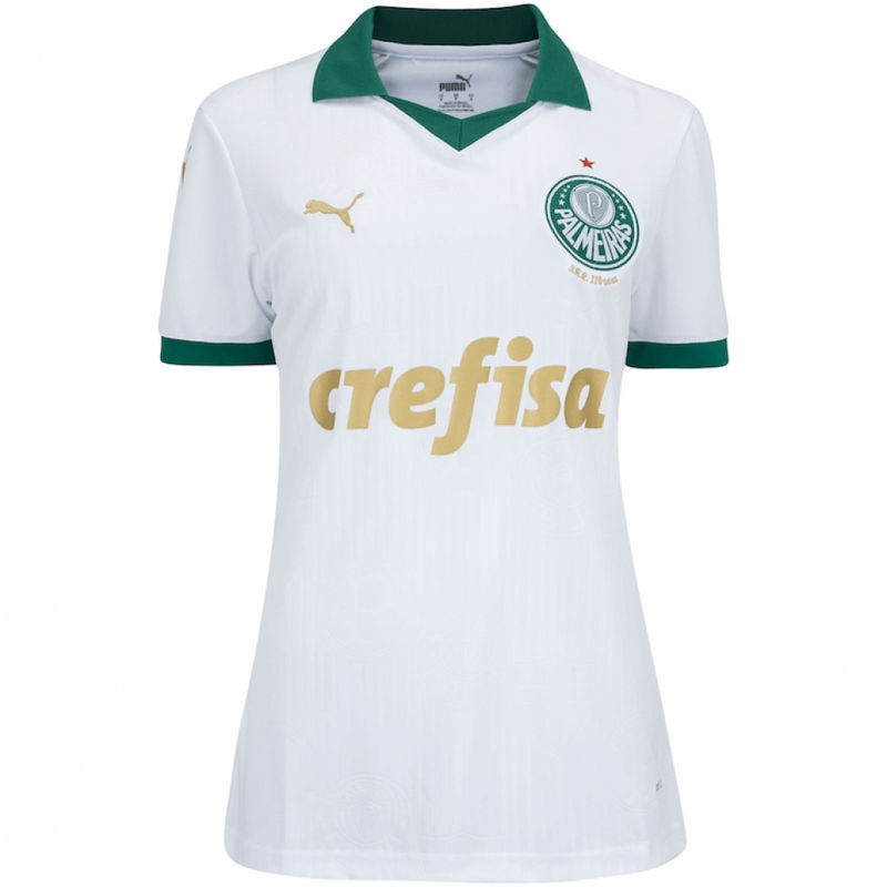 camisa_puma_palmeiras_ii_feminina_brasileirão_lançamento_torcedor_branca_2024-25_away