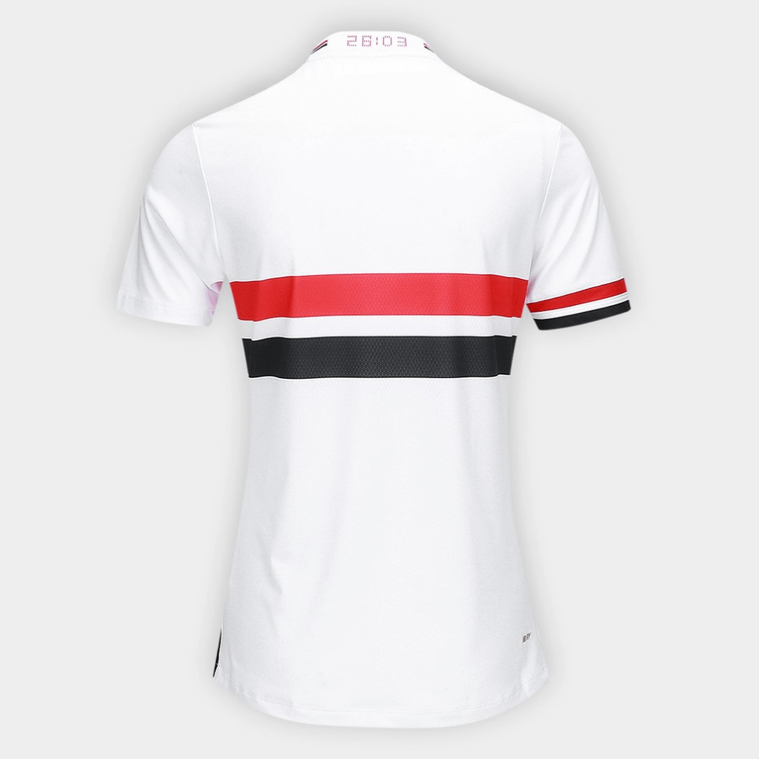 CAMISA FEMININA SÃO PAULO TITULAR I 2025/26 TORCEDOR BRANCA