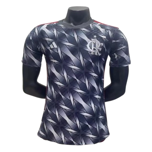 CAMISA FLAMENGO III THIRD 2024/25 VERSÃO AUTHENTIC JOGADOR AZUL/PRETA