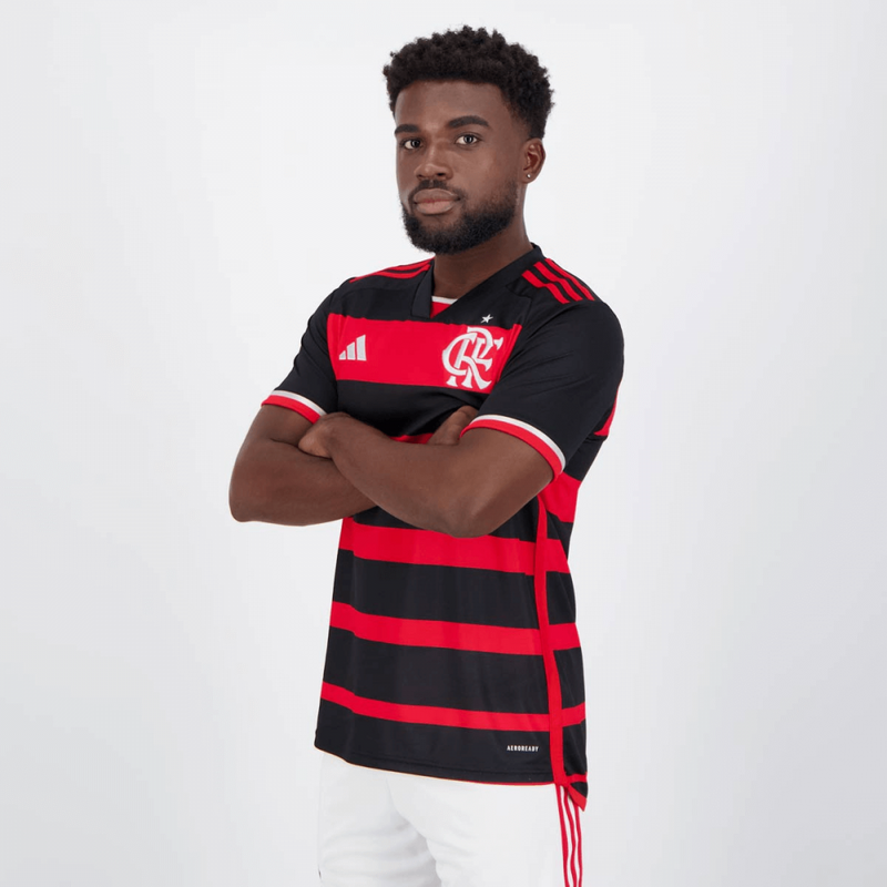 camisa_adidas_flamengo_2023_23-24_masculina-lançamento-torcedor-preta-VERMELHA