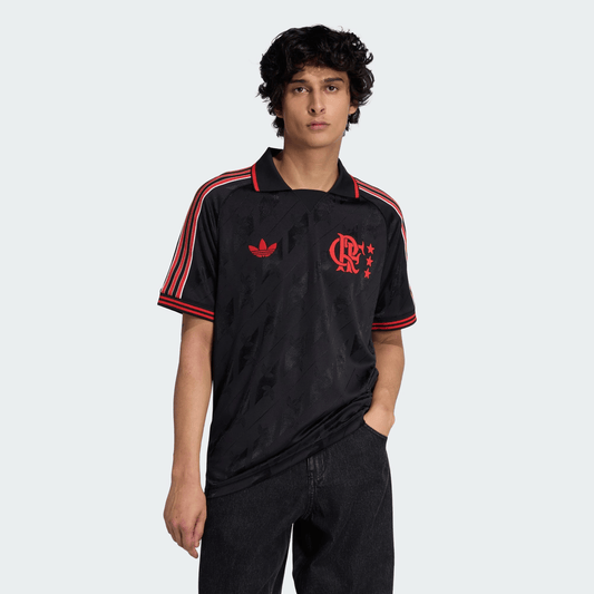 CAMISA MENGÃO LIFESTYLE PRETA PRONTA ENTREGA