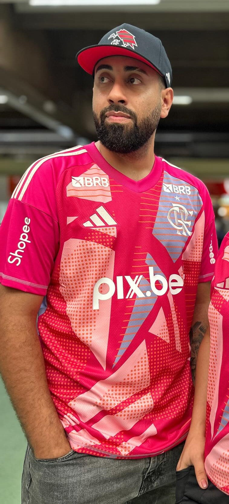 CAMISA FLAMENGO GOLEIRO 2025/26 ROSA TORCEDOR