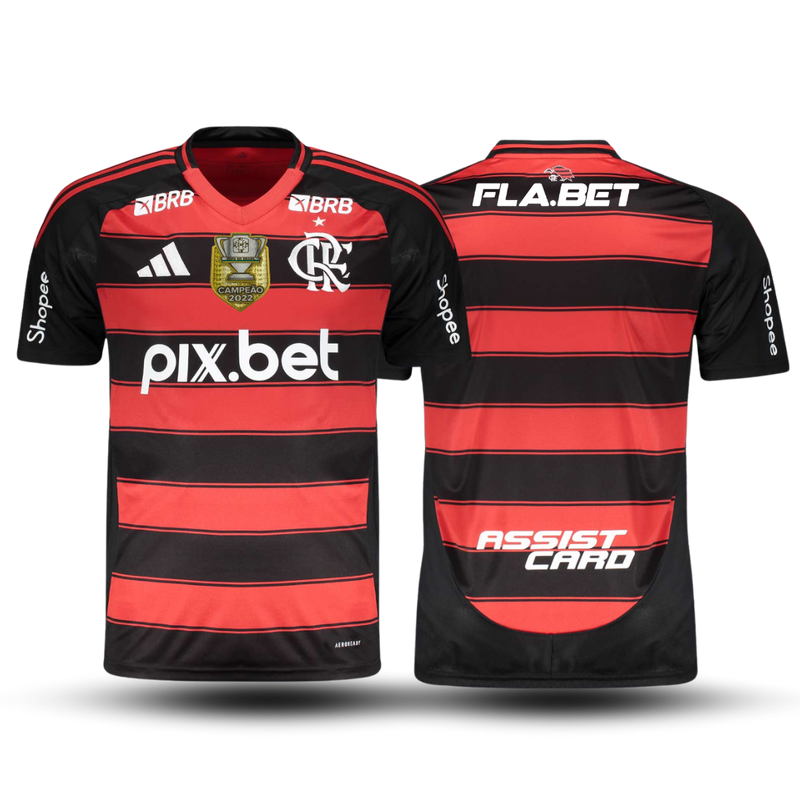 CAMISA FLAMENGO HOME I 2025/26 TORCEDOR RUBRO NEGRA