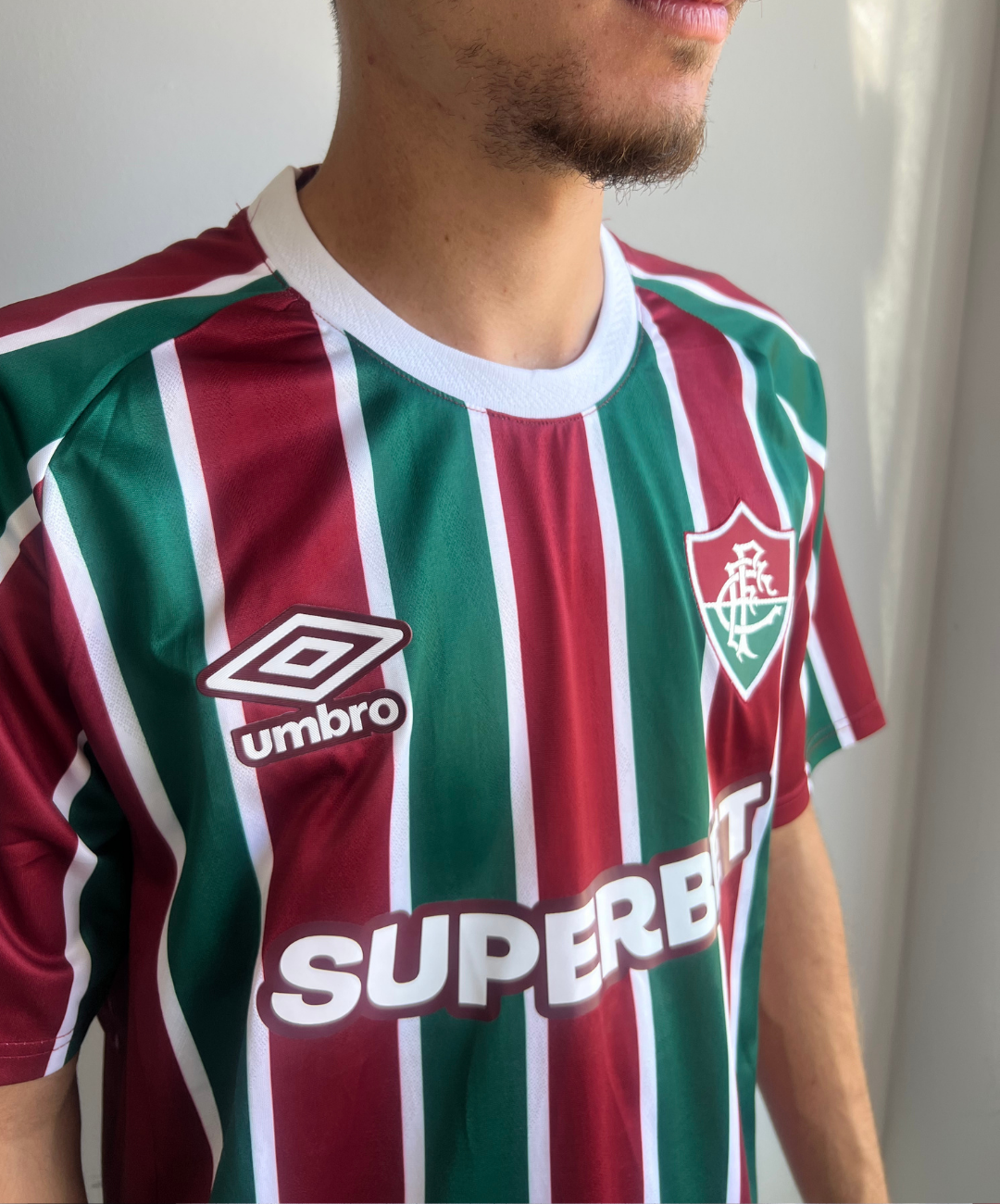 CAMISA MASCULINA FLUMINENSE I TITULAR 2025/26 PRONTA ENTREGA