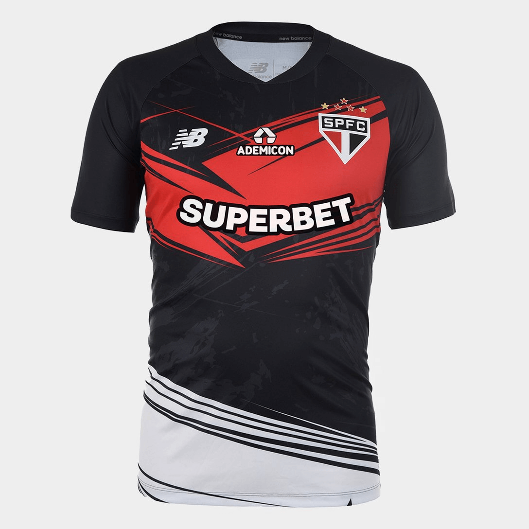 CAMISA SÃO PAULO GOELIRO PRETA 2025/26 MASCULINA