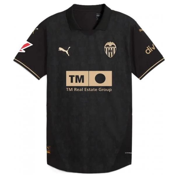 CAMISA VALENCIA II AWAY 2024/25 TORCEDOR PRETA