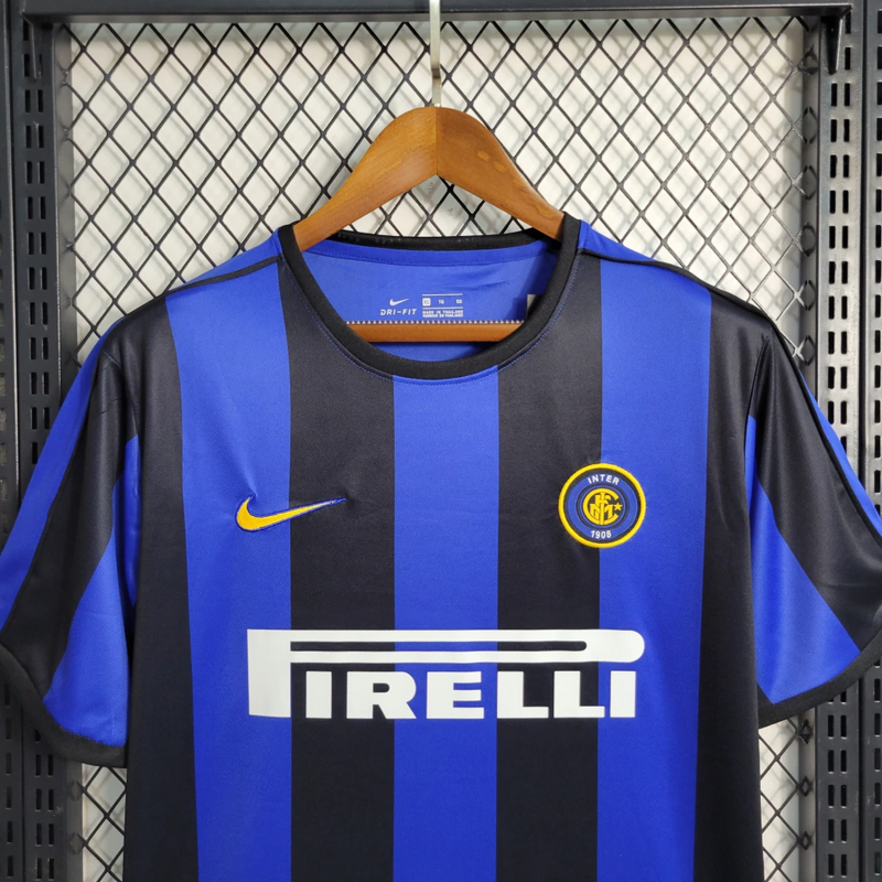 Camisa Retrô Inter de Milão 1999/00 Home azul/preta