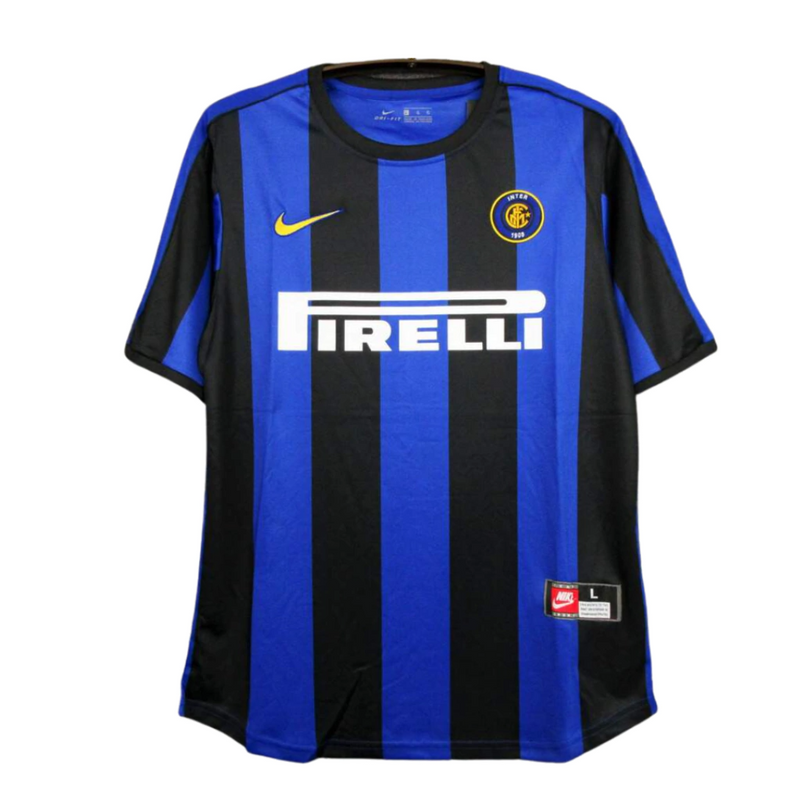 Camisa Retrô Inter de Milão 1999/00 Home azul/preta