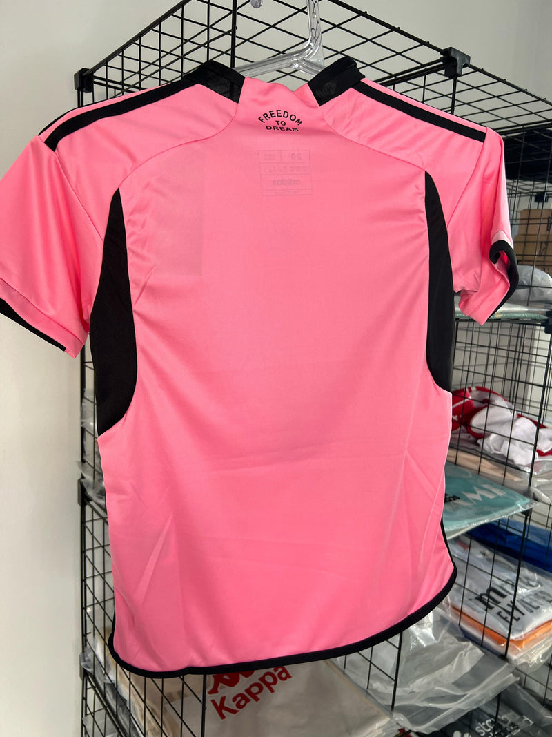 CAMISA INFANTIL INTER MIAMI HOME I 2024/25 ROSA PRONTA ENTREGA