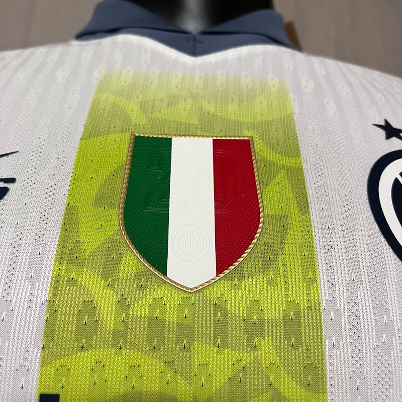 CAMISA INTER DE MILÃO EDIÇÃO VALENTINO ROSSI 46 VERSÃO JOGADOR