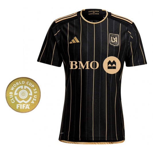 CAMISA TITULAR I LOS ANGELES GALAXY  MUNDIAL DE CLUBES 2025 TORCEDOR MASCULINA PRETA