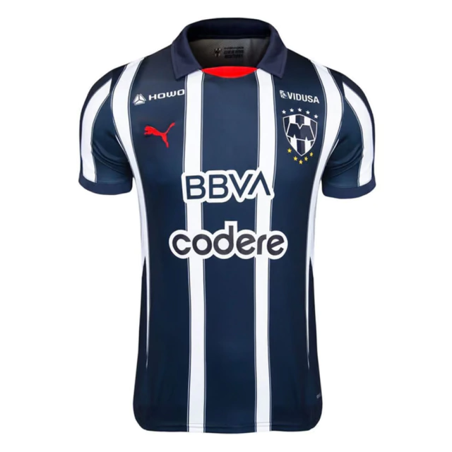 camisa sergio ramos azul monterrey
