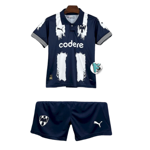 CONJUNTO INFANTIL MONTERREY TITULAR I 2025/26 AZUL
