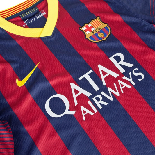 CAMISA RETRÔ BARCELONA HOME 2013/14 GRENÁ MASCULINA