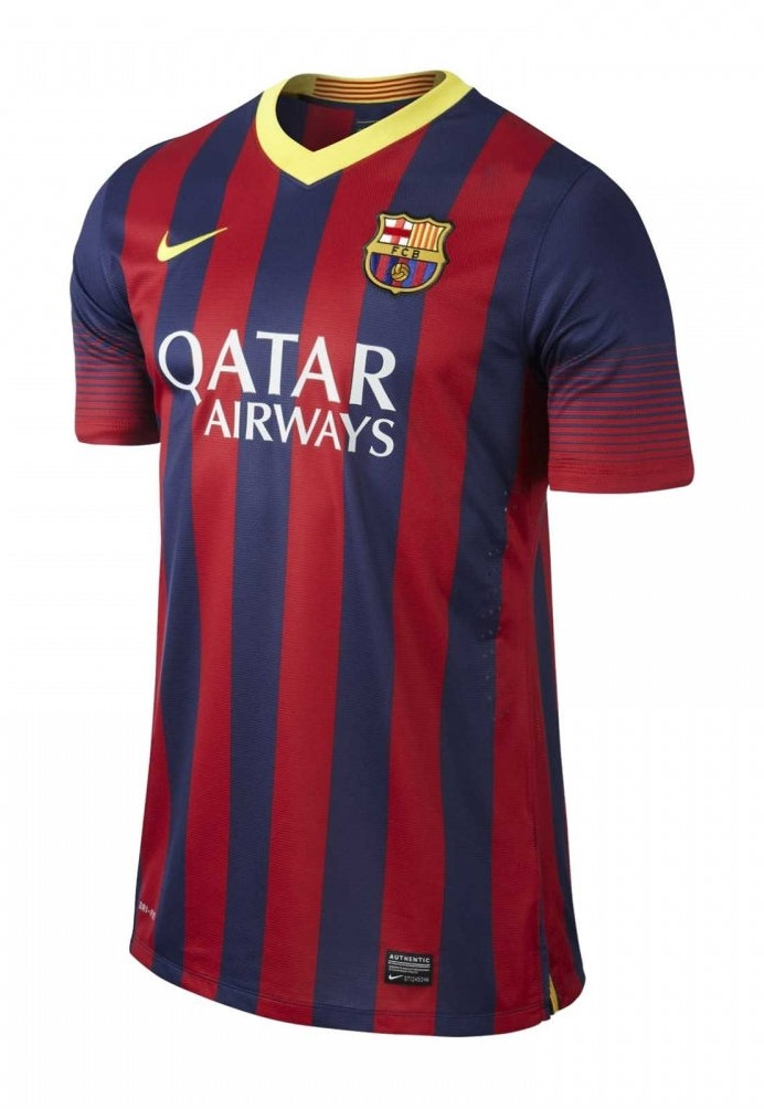 CAMISA RETRÔ BARCELONA HOME 2013/14 GRENÁ MASCULINA
