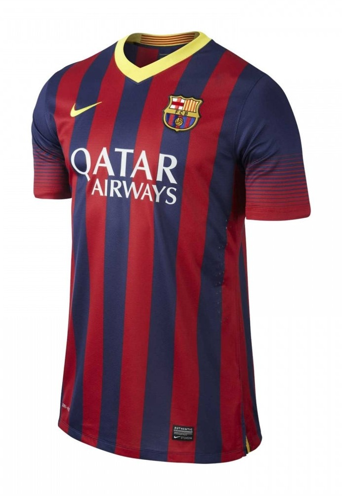 CAMISA RETRÔ NEYMAR JR 11 BARCELONA HOME 2013/14 GRENÁ MASCULINA + CHAVEIRO ESPECIAL DE BRINDE