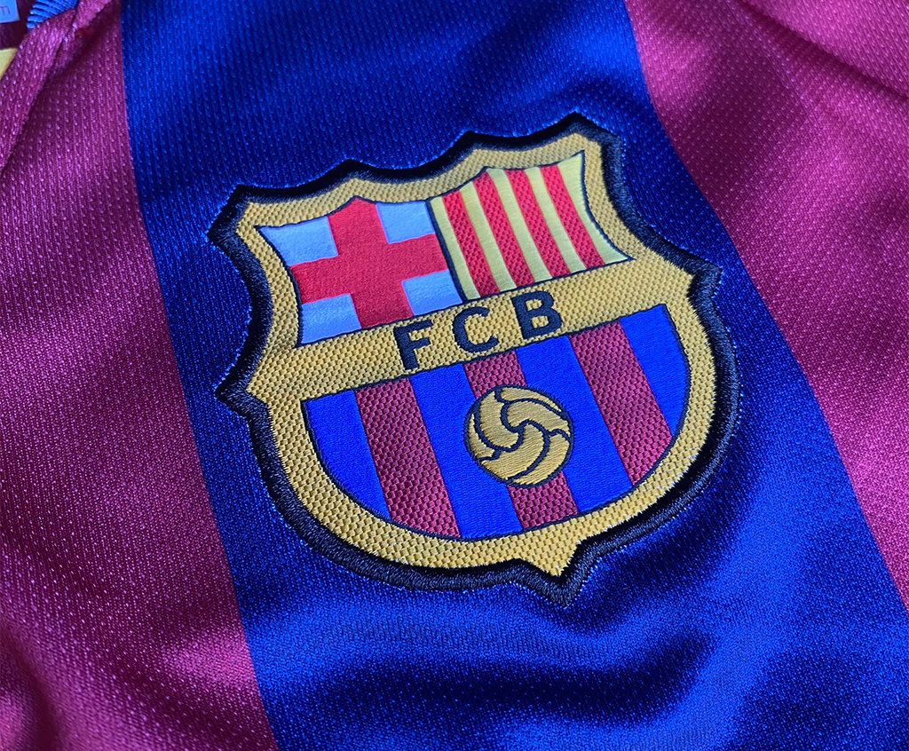 CAMISA RETRÔ  BARCELONA HOME 2014/15 GRENÁ MASCULINA