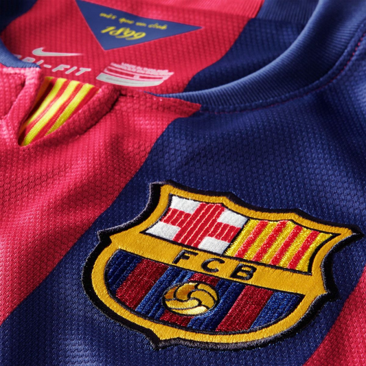 CAMISA RETRÔ  BARCELONA HOME 2014/15 GRENÁ MASCULINA