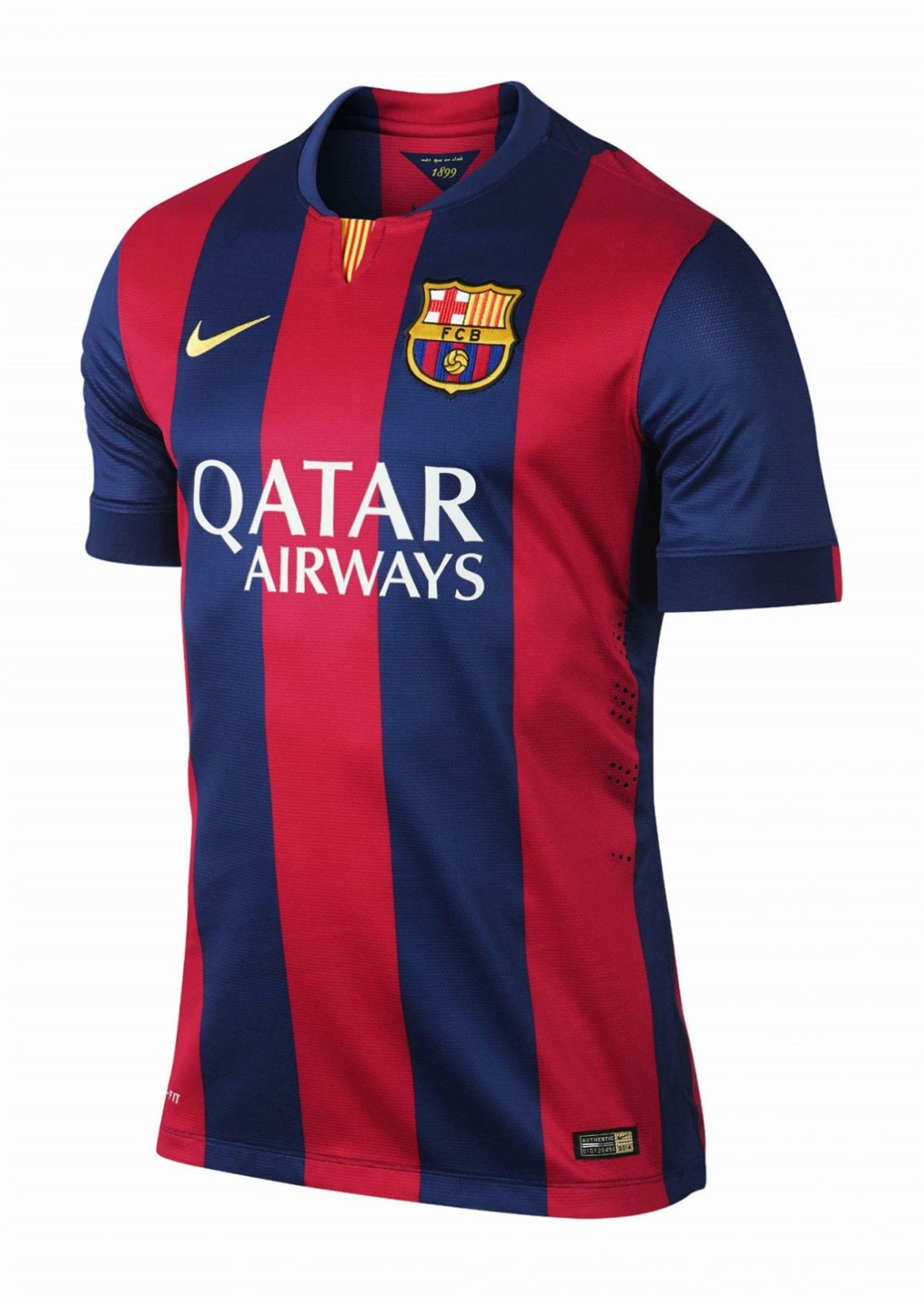 CAMISA RETRÔ  BARCELONA HOME 2014/15 GRENÁ MASCULINA