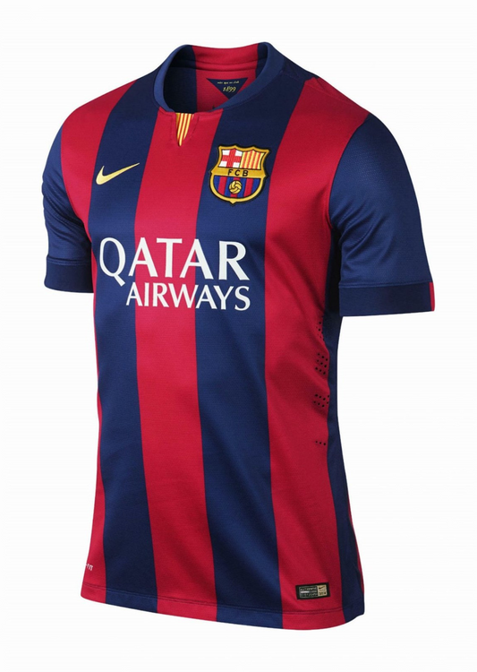 CAMISA RETRÔ  BARCELONA HOME 2014/15 GRENÁ MASCULINA