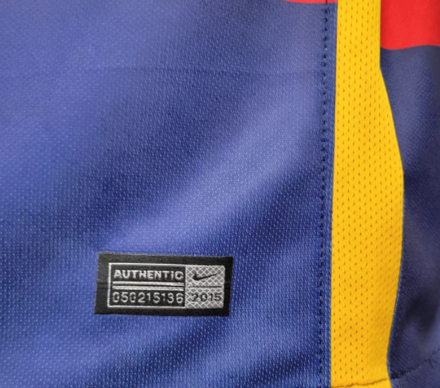 CAMISA RETRÔ  BARCELONA 2015/16 GRENÁ MASCULINA