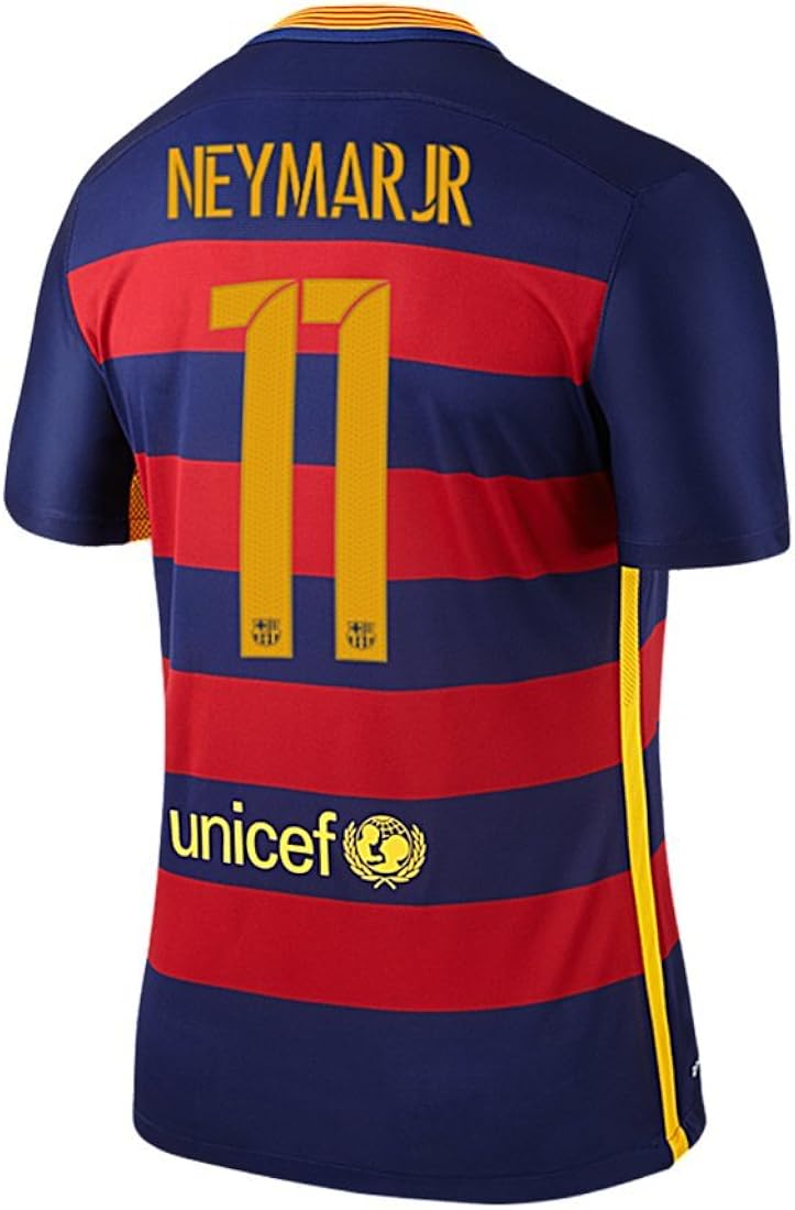 CAMISA RETRÔ NEYMAR JR 11 BARCELONA 2015/16 GRENÁ MASCULINA + CHAVEIRO ESPECIAL DE BRINDE