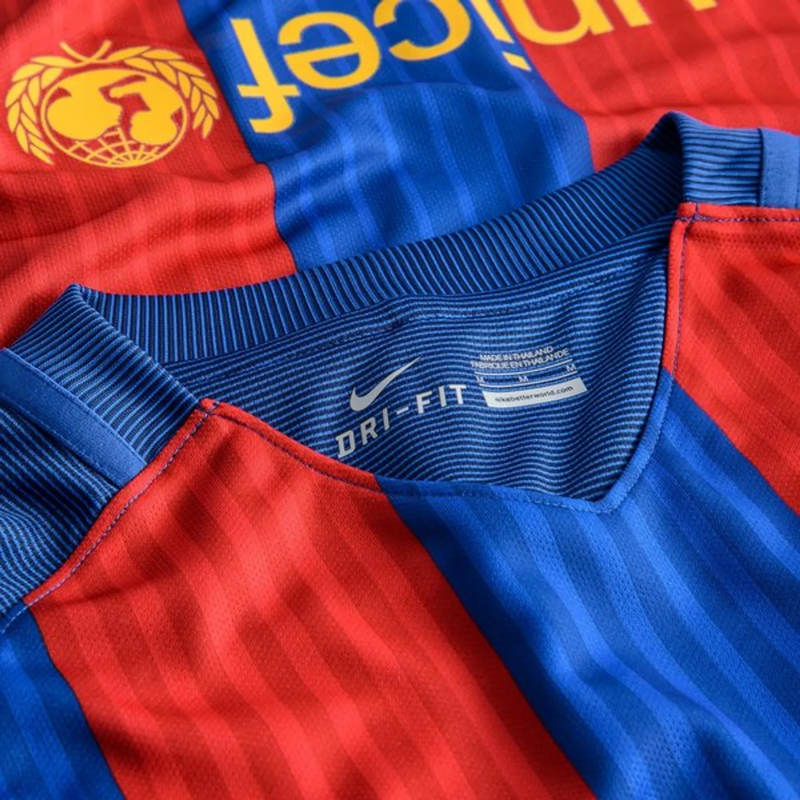 CAMISA RETRÔ NEYMAR JR 11 BARCELONA 2016/17 GRENÁ MASCULINA + CHAVEIRO ESPECIAL DE BRINDE