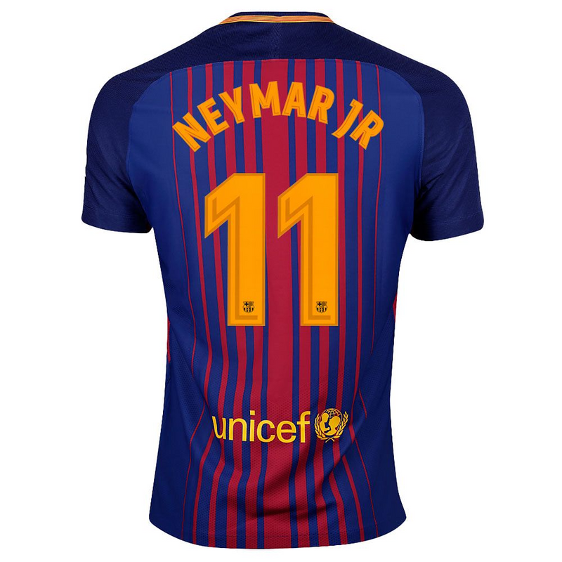 CAMISA RETRÔ NEYMAR JR 11 BARCELONA 2017/18 GRENÁ MASCULINA + CHAVEIRO ESPECIAL DE BRINDE