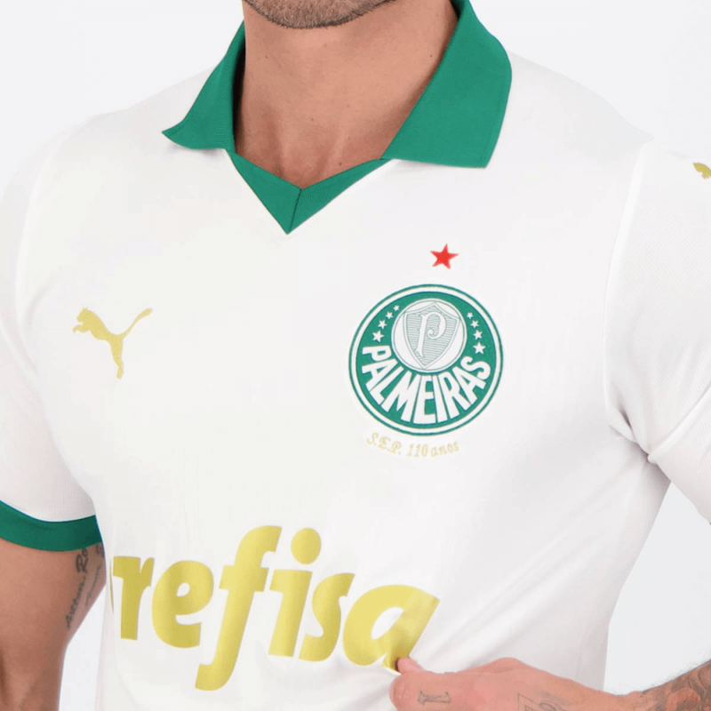 camisa_puma_palmeiras_ii_masculina_brasileirão_lançamento_torcedor_branca_2024-25_home