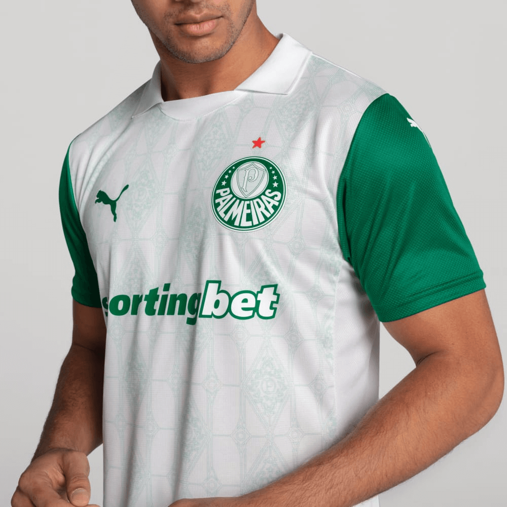CAMISA VERDÃO II RESERVA 2025/26 VERSÃO AUTHENTIC JOGADOR BRANCA