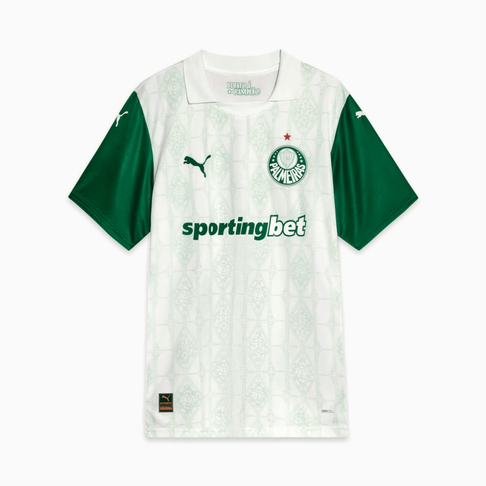 CAMISA VERDÃO II RESERVA 2025/26 VERSÃO AUTHENTIC JOGADOR BRANCA