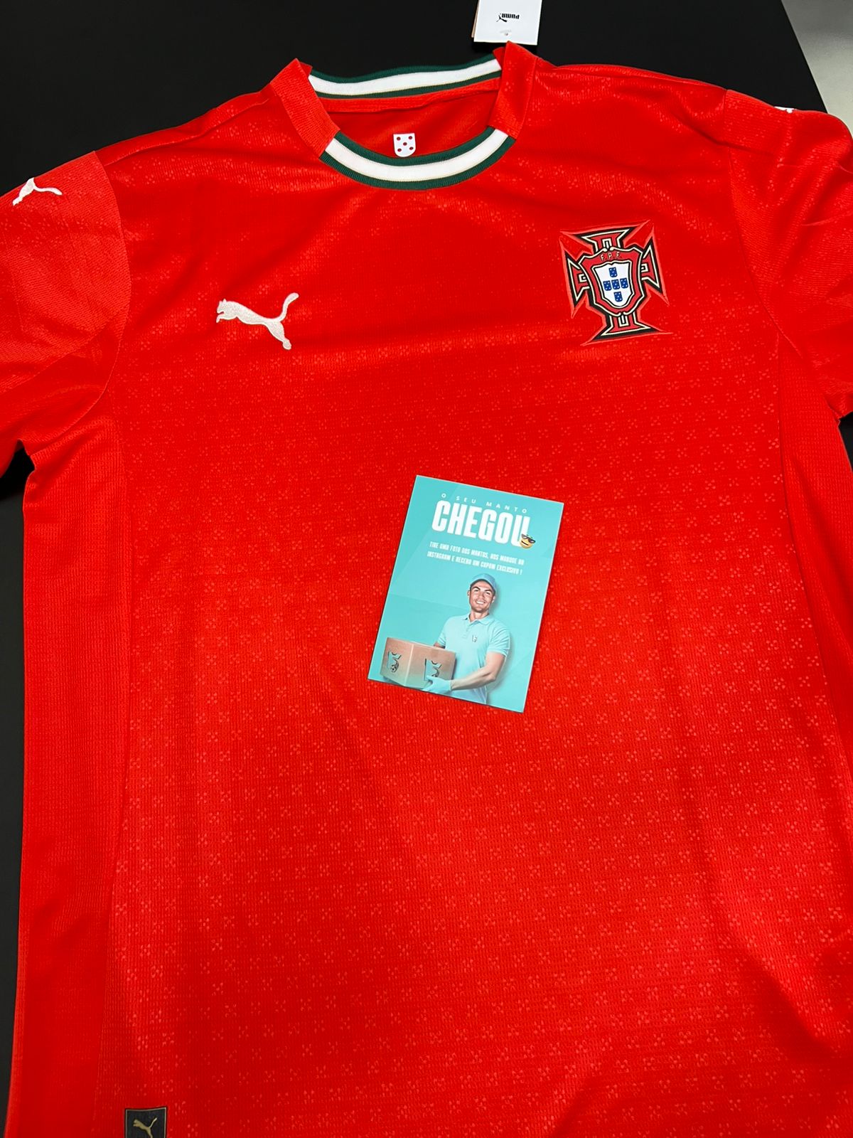 CAMISA MASCULINA PORTUGAL I TITULAR 2025/26 PRONTA ENTREGA