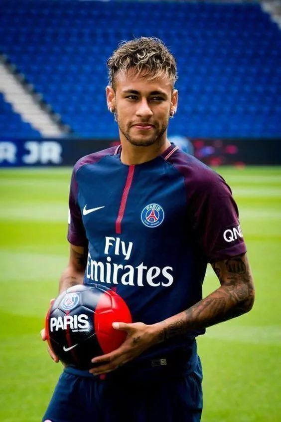 CAMISA RETRÔ NEYMAR JR 11 PSG HOME 2017/18 MASCULINA + CHAVEIRO ESPECIAL DE BRINDE