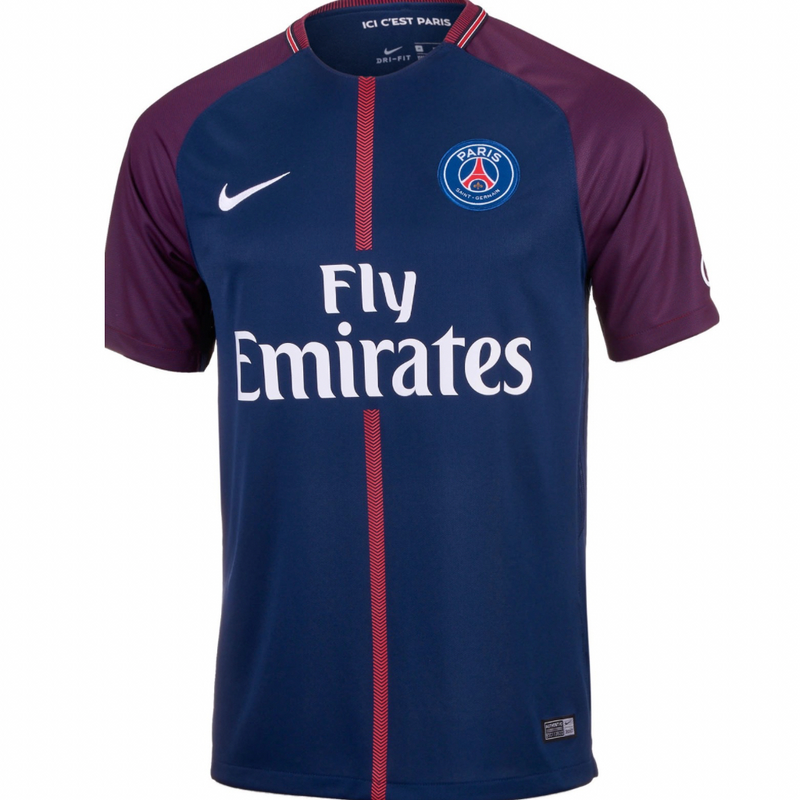 CAMISA RETRÔ NEYMAR JR 11 PSG HOME 2017/18 MASCULINA + CHAVEIRO ESPECIAL DE BRINDE