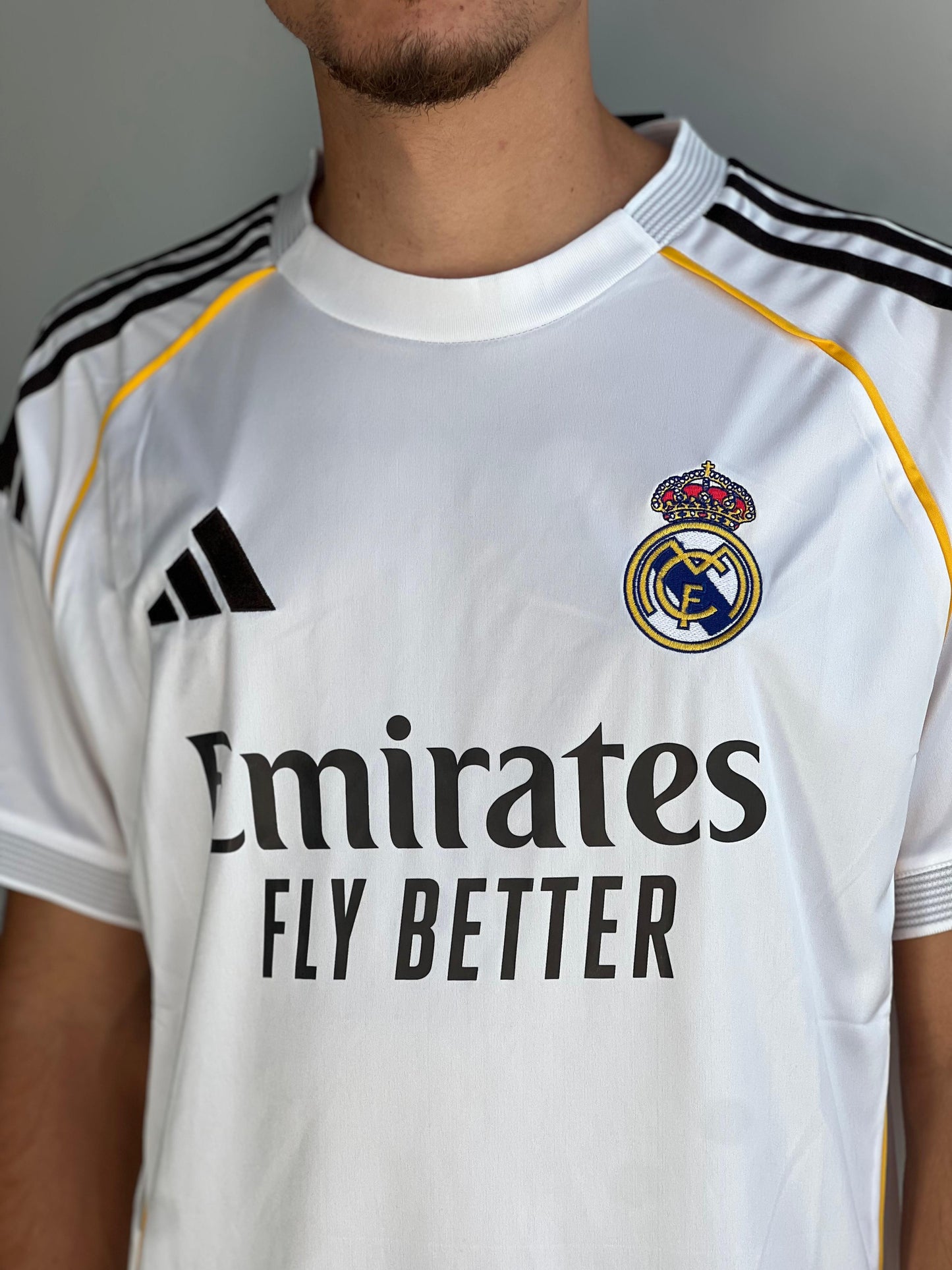 CAMISA REAL MADRID TITULAR I 2025/26 TORCEDOR MASCULINA