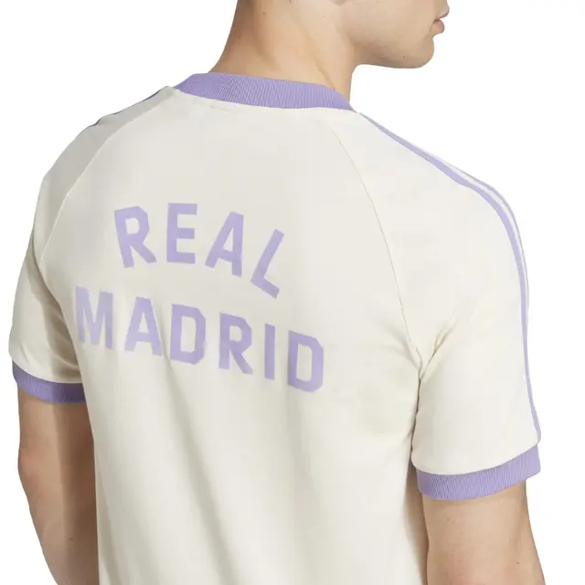 CAMISA REAL MADRID ORIGINALS TEE CREME/LILÁS