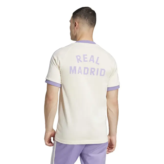 CAMISA REAL MADRID ORIGINALS TEE CREME/LILÁS