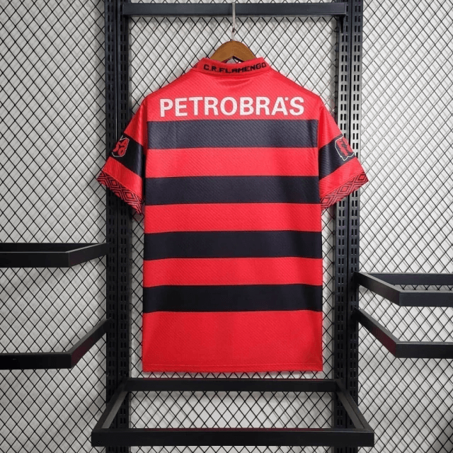 camisa_adidas_flamengo_RETRO_masculina-antiga-torcedor-preta-VERMELHA-centenario-papagaio-1994-100anos-home-umbro