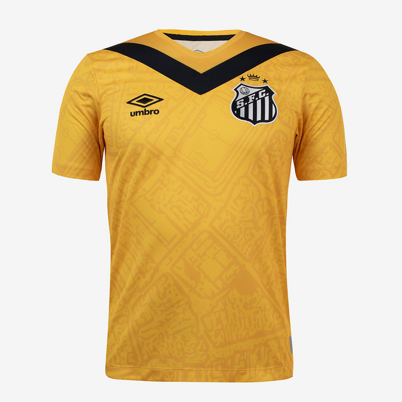 CAMISA PEIXE NEYMAR JR 10 TERCEIRA 2024/25 MASCULINA AMARELA