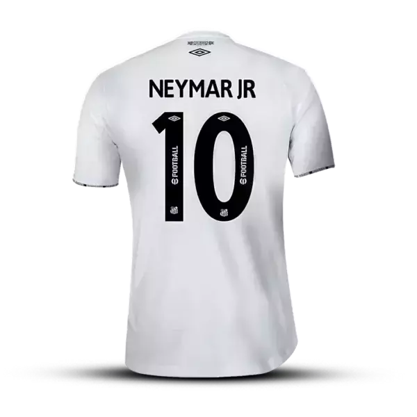 CAMISA PEIXE NEYMAR JR 10 HOME 2024/25 MASCULINA BRANCA