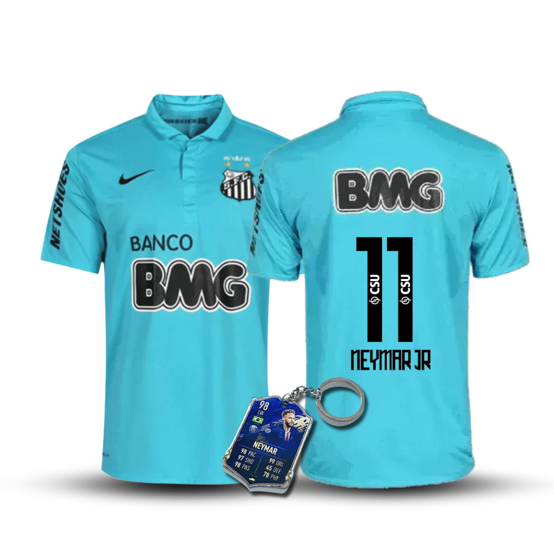 comprar camisa do neymar 2012 azul  nike  neymar  11 libertadores oficial entrega rapida