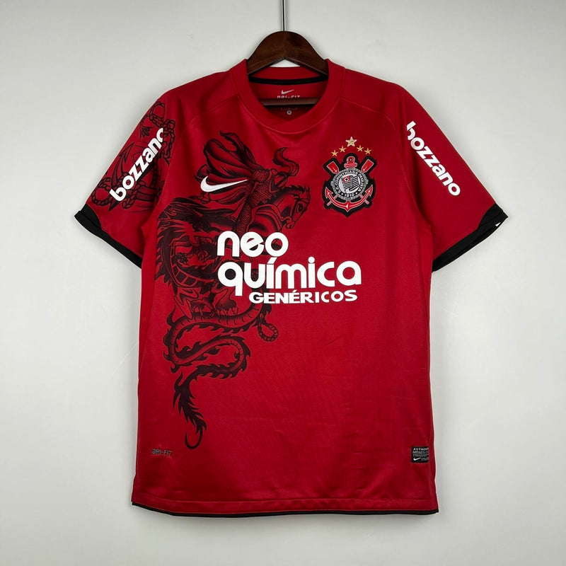 Camisa Retrô Corinthians São Jorge vermelha 2011