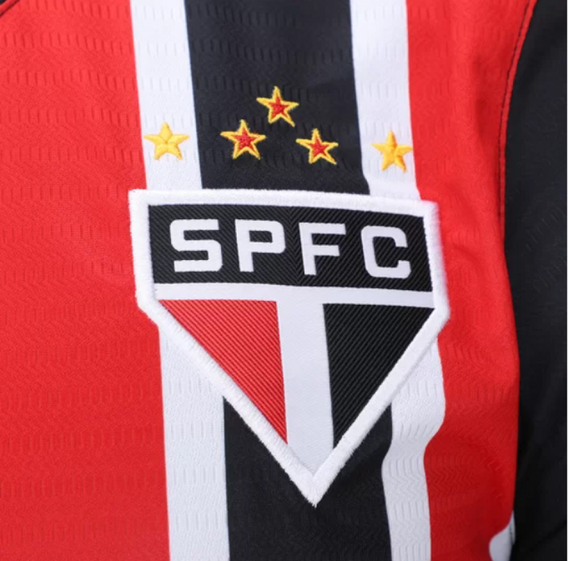 camisa_new_balance_são_paulo_ii_masculina_brasileirão_lançamento_torcedor_vermelha_branca_2024-25_away