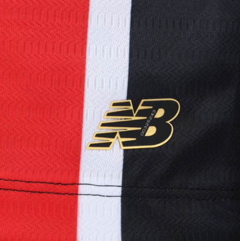 camisa_new_balance_são_paulo_ii_masculina_brasileirão_lançamento_torcedor_vermelha_branca_2024-25_away