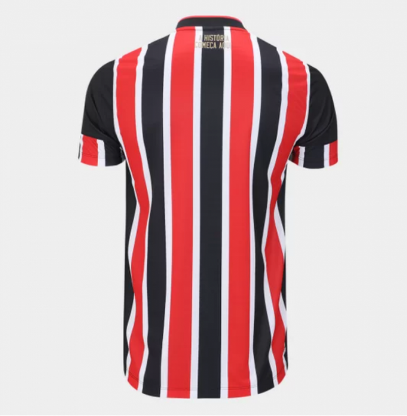 camisa_new_balance_são_paulo_ii_masculina_brasileirão_lançamento_torcedor_vermelha_branca_2024-25_away