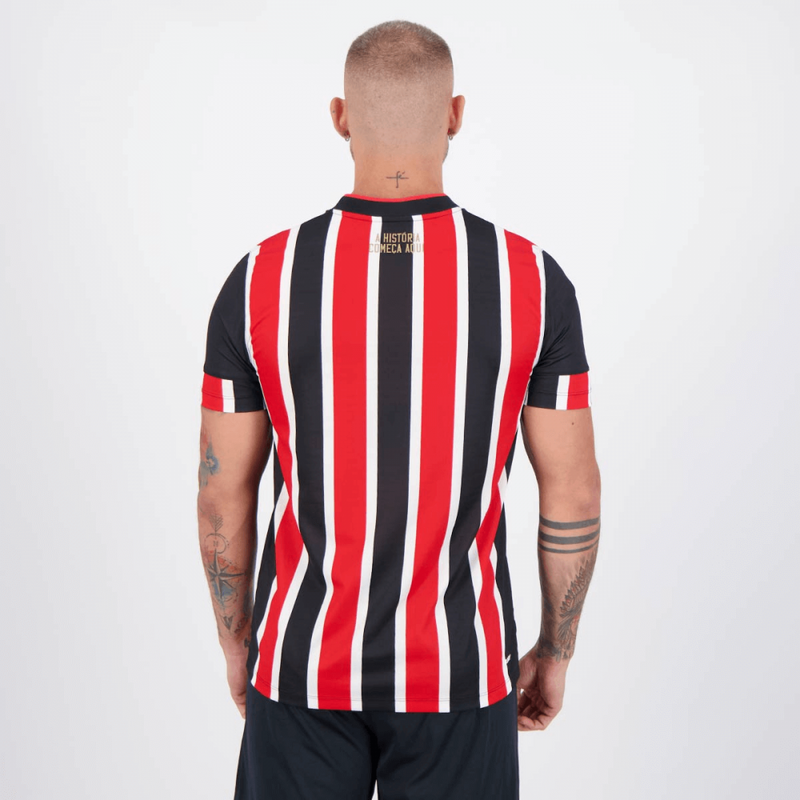 camisa_new_balance_são_paulo_ii_masculina_brasileirão_lançamento_torcedor_vermelha_branca_2024-25_away