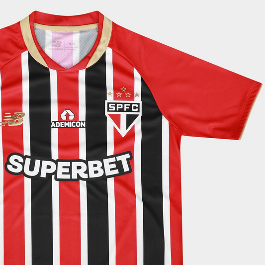 CAMISA FEMININA SÃO PAULO RESERVA I 2025/26 FEMININA TRICOLOR