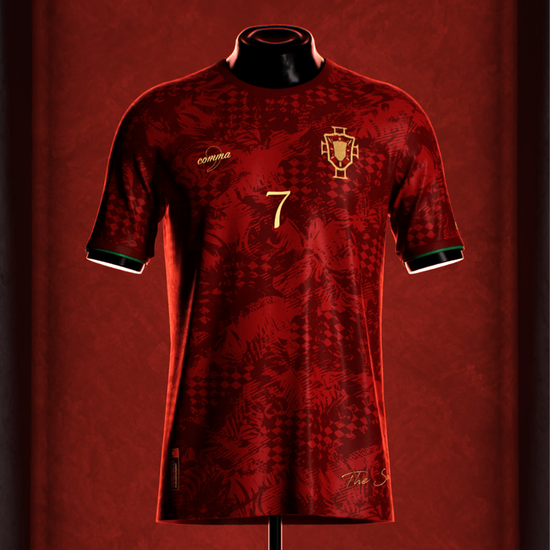 camisa_the_siu_eurocopa_lançamento_torcedor_vermelha_2024-25_cr7_portugal