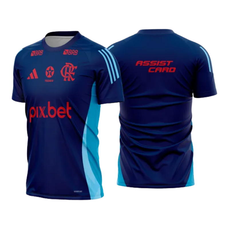 CAMISA FLAMENGO TREINO 2025/26 AZUL ESCURO